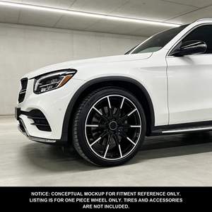 Nouvelles jantes Geruida S1-00133 18-24 personnalisées, noir brillant usiné, multi-rayons, pressées 12000T, homologuées DOT pour <span class=keywords><strong>Mercedes</strong></span>, en aluminium forgé 6061 T6 - Product Image 4