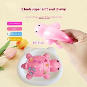 Hot-Selling Turtle Squeeze Stress Relief Toy Internet Celebrity Pair-Up Turtle Senju <b>Doll</b> Figurine Personalized - Product Image 4
