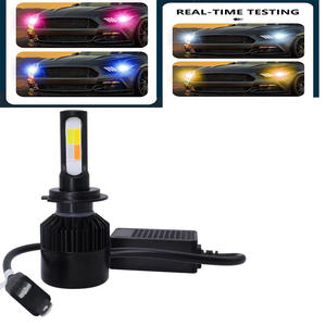 YD Nouveaux phares de voiture à LED à 4 couleurs H4 H7 50W 6500LM Ajustement universel Ampoule avant pour <span class=keywords><strong>Audi</strong></span> pour 12V - Product Image 5