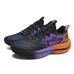 Chaussures de sport décontractées grande taille, tendance, blanches et bleues, légères, confortables et respirantes, pour la course et la marche, avec doublure en maille - Product Image 6