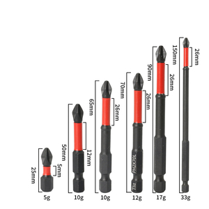 Anti Impact Torque <b>Screwdriver</b> Head PH2 Industrial Grade Bit Strong Magnetic My-7 My-7 <b>Screwdriver</b> Bits - Product Image 3
