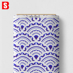 Stampa digitale personalizzata Liberty Tana tessuto 100% cotone Multi-colore conchiglia modello stampato leggero abito da donna - Product Image 6