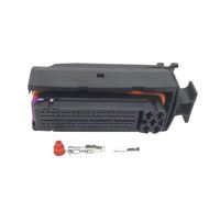 Connecteur de prise ECU automobile étanche en cuivre et nylon 121 broches 1241434-1 pour carte de système de contrôle informatique de voiture, borne de fin de circuit