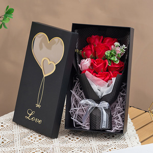 Wholesale 11 Artificial Rose <b>Gift</b> <b>Boxes</b>, Artificial Flower <b>Gifts</b> for Wives on Weddings birthday and Valentine's Day - Product Image 6