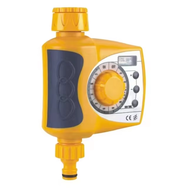 2-way mechanical water timer for garden irrigation