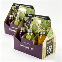 Boîtes d'emballage en gros pour bouteilles de boissons, bière, eau minérale, boissons énergisantes, boîtes en papier personnalisées