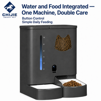 Distributeur automatique de nourriture et d'eau pour animaux de compagnie 2 en 1, 5L, écran LCD, distributeur de nourriture programmable, étanche, pour chiens et chats