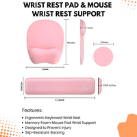 Ensemble clavier ergonomique professionnel et repose-poignets pour souris, prix de gros en stock