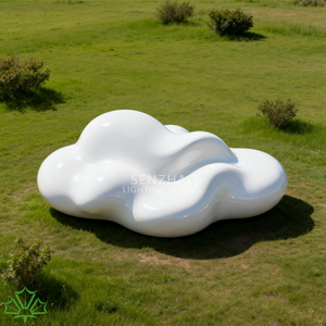งานประติมากรรมรูปเมฆขนาดใหญ่จากไฟเบอร์กลาส ยี่ห้อเซ็นเจา ประเทศเกาหลี ขายดี เหมาะสำหรับตกแต่งห้างสรรพสินค้าและสวนสาธารณะ - Product Image 2