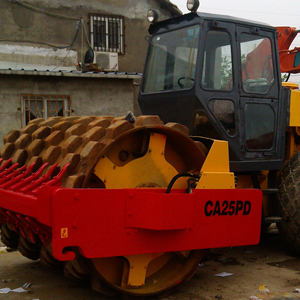 Rodillo Compactador de Doble Tambor DYNAPAC CA25D Usado con Dientes, Modelo 2010, 92kw de Potencia, Buen Estado - Product Image 1