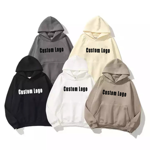 FG360H Nouveau Pull à Capuche Automne Uni pour Homme, en Tissu Éponge Tricoté, Style Manteau à Double Ligne, Tendance, Personnalisable avec Logo, Vierge - Product Image 1