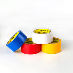 Nastro di Avvertimento in PVC Stampato Personalizzato ad Alta Adesività, Giallo, Durevole, Tensione Nominale 600V, Prodotto da RENDER G1304, Produttore Cinese - Product Image 1