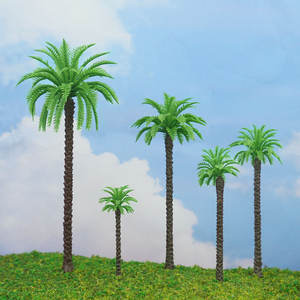 Micro-cảnh quan cây dừa mô hình nhựa cát Bảng cảnh quan đồ trang trí DIY xanh vật liệu - Product Image 2