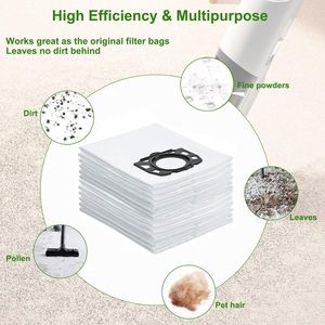<span class=keywords><strong>Sac</strong></span> à poussière non tissé compatible Kaichi pour aspirateurs <span class=keywords><strong>WD2</strong></span>/WD4/MV4, accessoires pour aspirateur, usage domestique - Product Image 2