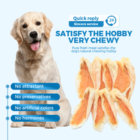 Friandises pour chiens au poulet, faibles en gras et nutritives, saveur authentique, directement de l'usine, pour récompenses lors de concours et expositions canines