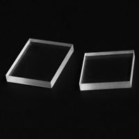 Fenêtre de protection en verre optique de précision (K9/BK7/CaF2/BaF2/Silice fondue/MgF2/Saphir)