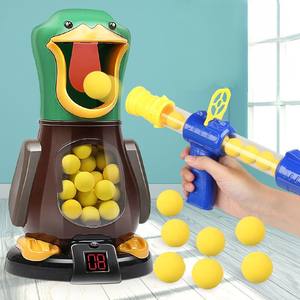 2024 productos de tendencia niños golpear <span class=keywords><strong>pato</strong></span> <span class=keywords><strong>tiro</strong></span> pistola de juguete niño bala aerodinámico suave elástico Padre hijo juguete para niños - Product Image 5