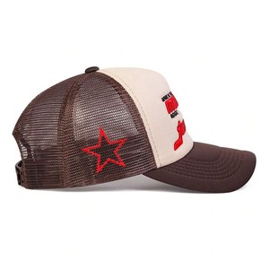 Gorra Trucker Unisex de 5 Paneles con Malla, Logotipo Bordado, Ajustable, para Deportes al Aire Libre y Protección Solar - Product Image 2