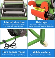 Machine d'épluchage de décortiqueuse d'arachide d'arachide de terre à haute efficacité à vendre