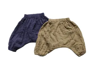Pantalones cortos antimosquitos de algodón suave para niños, ropa de verano para bebés