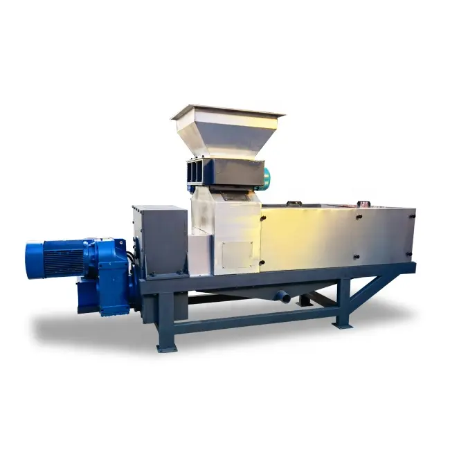 Food and beverage rubbish dewatering machine organic refuse screw press dehydrator machine food waste dewatering