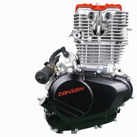 Ensemble moteur de moto 250cc 300cc refroidi par air 4 soupapes CB250RL CB300RL avec arbre d'équilibrage intégré 6 vitesses monocylindre