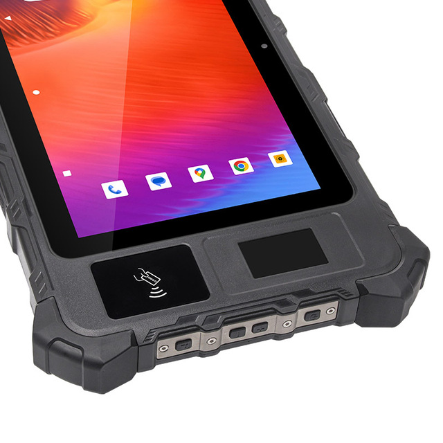 Rugged Tablet Android Waterproof Industrial Census Tablet with Bio Fingerprint Reader Support SDK for Data Correction
