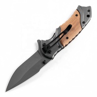 Couteau pliant à lame en bois personnalisé X49, lame 3Cr13, randonnée, camping, chasse, couteau de poche tactique EDC