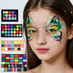 Set di Ombretti Fluorescenti UV Attivabili con Acqua GP Private Logo, Palette Vegana che si Illumina al Buio per il Trucco - Product Image 6