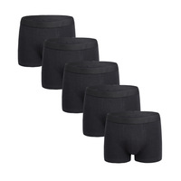 Sous-vêtements pour hommes de taille américaine personnalisés en usine, boxeurs U convexes en coton confortables, boxers imprimés pour hommes de taille moyenne