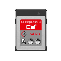 Tarjeta de Memoria CFexpress Tipo B Profesional de 64 GB para PLC, Producto con Garantía