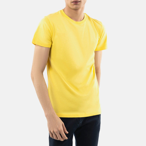 T-shirts graphiques épais 100 % coton grande taille pour hommes – T-shirts décontractés oversize vierges personnalisables avec logo pour hommes - Product Image 4