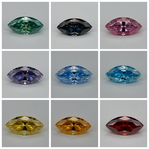 Moissanite Sfuso da Laboratorio 0.1-3ct Certificato GRA, Taglio Marquise in Verde, <span class=keywords><strong>Blu</strong></span>, <span class=keywords><strong>Giallo</strong></span> <span class=keywords><strong>e</strong></span> Altri Colori in Offerta - Product Image 4