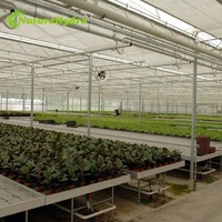 Table de culture hydroponique à flux et reflux sur roulettes pour serre, pour la culture agricole de plantes