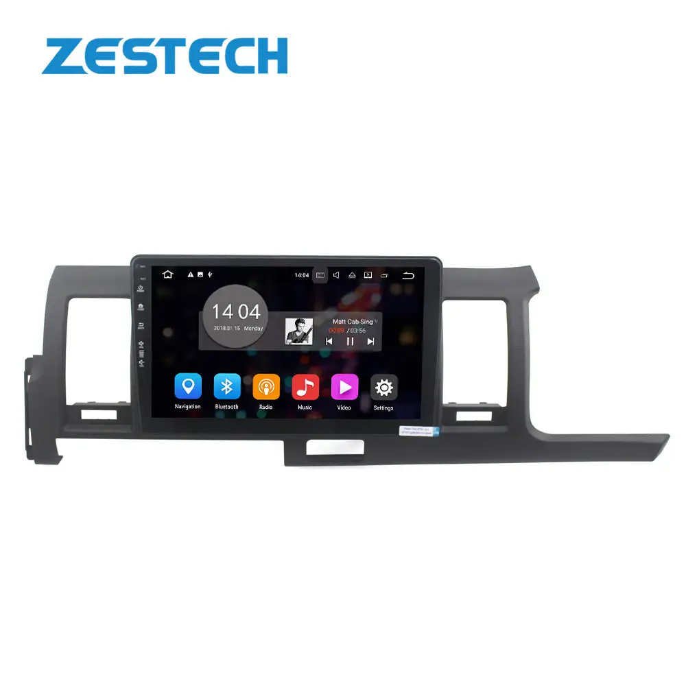 ZESTECH 안드로이드 10 자동차 스테레오 dvd 음악 비디오 도요타 Hiace 2007-2019 터치 스크린 cd 플레이어 자동차 dvd 시스템 tv 스테레오