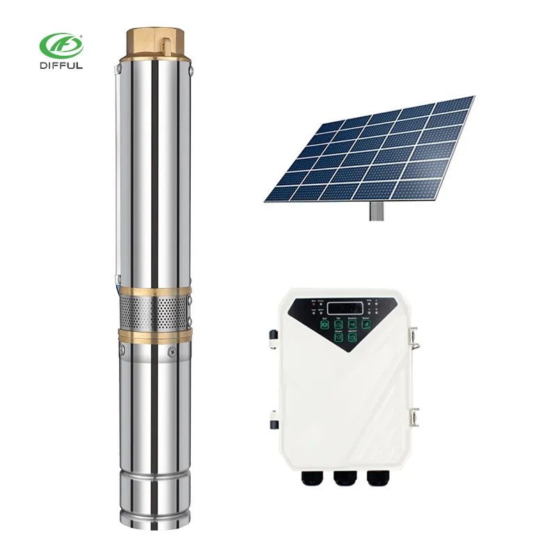 4inch Automatic Big Flow Solar Water Pump Manufacturer Controller 72V