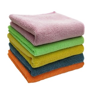 Serviette de nettoyage pour voiture en microfibre, carrée, séchage rapide, utilisation en cuisine, orange - Product Image 4