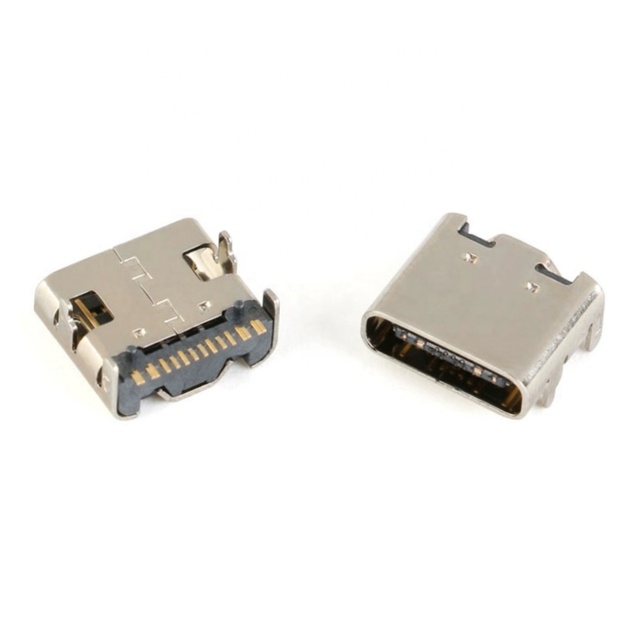 Type-C USB Connector SMT 16PIN Female For Mobile Phone Charging Port KH-TYPE-C-16P