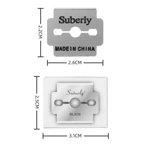 Suberly Stainless Steel Blade For Foot Care Sharp Double Edged Universal Replacement 10Pcs Per Box Made In China - Product Image 2