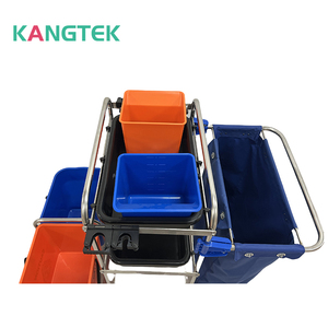 2024 Professionele Ziekenhuis Hotel Meubels Dressing Vuile Massief Linnen Waskar Medische Linnen Trolley Met Wielen - Product Image 5