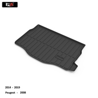 GA Tapis de coffre de voiture personnalisé 3D imperméable TPE Tapis de coffre de voiture pour Peugeot 2008 vente en gros