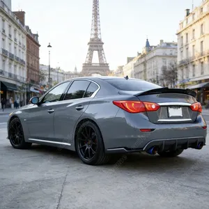 Aileron de coffre arrière style PSM pour Q50, années 2014 à 2024, pièces de décoration automobile - Product Image 3