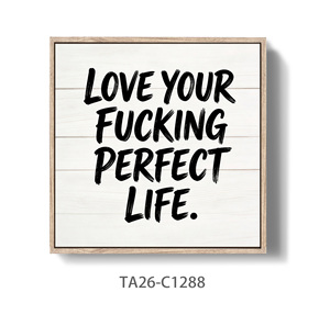 Quadro su Tela con Citazione Motivazionale, Stampe con <span class=keywords><strong>Tipografia</strong></span> Audace e Ispirazionale per Arredamento Casa, Ufficio e Camera da Letto - Product Image 6