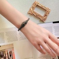 Bracelet en argent FY-SL48 Owl pour femmes, design minimaliste vintage unique, accessoire tendance haut de gamme