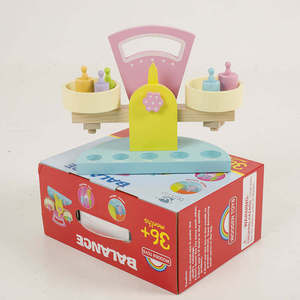 Tiktok vente chaude enfants en bois <span class=keywords><strong>Science</strong></span> expérience rose Balance jeu Montessori éducatif aides pédagogiques jouets pour enfants - Product Image 4