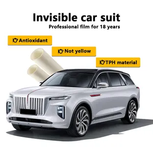 Aishide Hot Selling 6.5mil Auto Invisible Film -Scratches 1.52*15m Transparent Film Clear Glossy TPH PPF Paint Protection Film
