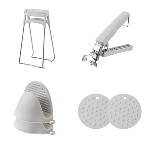Pinzas japonesas antideslizantes de acero inoxidable para levantar platos y tazones, pinza antideslizante para platos de cocina para uso doméstico - Product Image 5