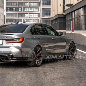 ล้อแม็กซ์ XINLAI แบบกำหนดเอง สี Gunmetal ลาย 5 ก้าน ขอบเว้าลึก ผลิตจากวัสดุ Monoblock Forged ขนาด 18-22 นิ้ว 5x112/114.3/120 ผิวโครเมียม - Product Image 4