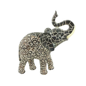 <span class=keywords><strong>2022</strong></span> nouvel éléphant debout à la mode avec Design sculpté couleur or et noir <span class=keywords><strong>décoration</strong></span> de la maison Statue d'éléphant pour la <span class=keywords><strong>décoration</strong></span> du <span class=keywords><strong>salon</strong></span> - Product Image 3