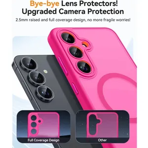 CHAOYIDIAN Cover Opaca Traslucida Magnetica per Ricarica Wireless per <span class=keywords><strong>Samsung</strong></span> <span class=keywords><strong>Galaxy</strong></span> A56 A16 A36 A26 A06 A55 <span class=keywords><strong>A35</strong></span> A25 A15 A05 - Product Image 3